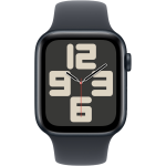 Смарт-часы Apple Watch SE (2024) GPS 44mm Midnight Aluminium Case with Midnight Sport Band S/M — изображение 2