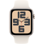 Смарт-часы Apple Watch SE (2024) GPS 40mm Starlight Aluminium Case with Starlight Sport Band M/L — изображение 2