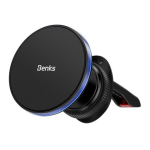 Автодержатель Benks CZ03 15W (с MagSafe) в решетку вентиляции, Черный