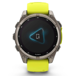 Часы Garmin FENIX 8 47mm Solar Sapphire Titanium Yellow 010-02906-21 — изображение 6