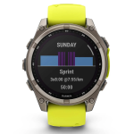 Часы Garmin FENIX 8 47mm Solar Sapphire Titanium Yellow 010-02906-21 — изображение 5