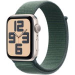 Смарт-часы Apple Watch SE (2024) GPS 44mm Starlight Aluminium Case with Lake Green Sport Loop