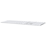Клавиатура беспроводная Apple Magic Keyboard with Touch ID and Numeric Keypad (MK2C3) White — изображение 2