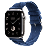 Apple Watch Series 10 Hermes 46mm Torsade Single Tour Navy1