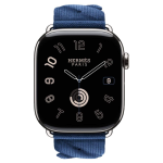 Apple Watch Series 10 Hermes 46mm Torsade Single Tour Navy2