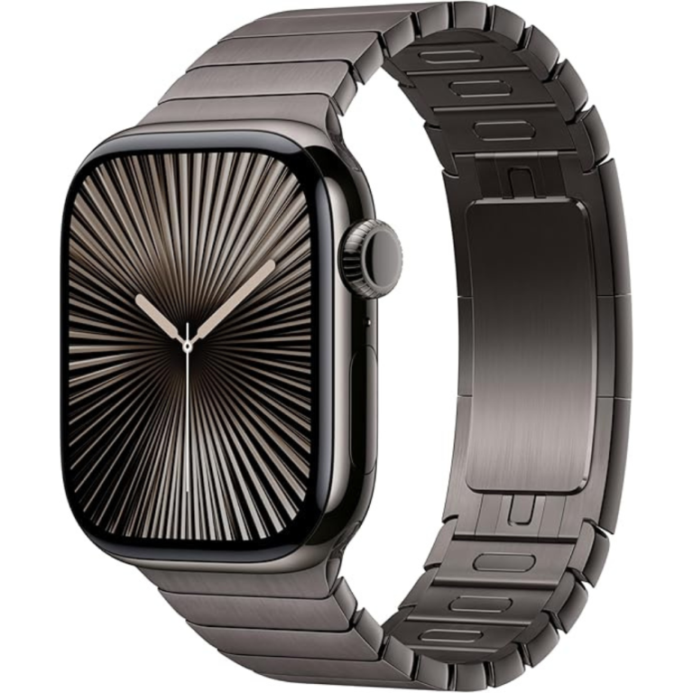 Apple Watch Series 10 Titanium Case with Slate Link Bracelet3