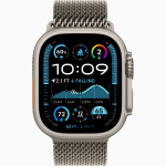 Apple Watch Ultra 2 49mm Natural Titanium Case with Natural Titanium Milanese Loop3
