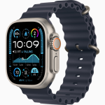 Apple Watch Ultra 2 Natural itanium Case with Ocean Band3
