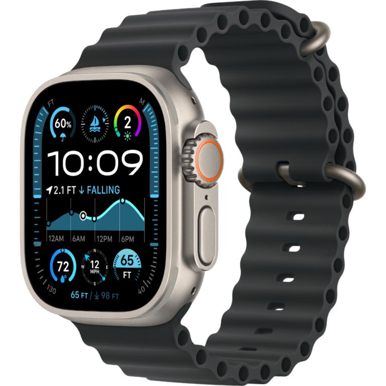 Apple Watch Ultra 2 Natural itanium Case with Ocean Band6