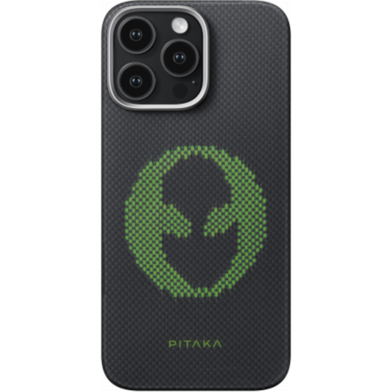 Pitaka Aries Tactile Woven Case iPhone 16 Pro Alien1
