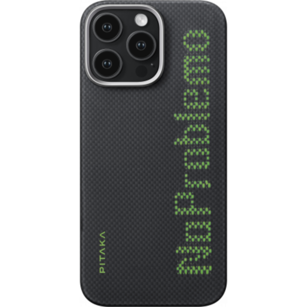 Pitaka Aries Tactile Woven Case iPhone 16 Pro NoProblemo1
