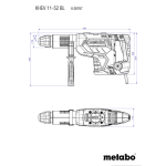 Перфоратор комбинированный Metabo KHEV 11-52 BL 600767500 — изображение 6