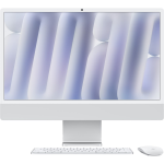 Моноблок Apple iMac 24″ 2024, M4 10C CPU, 10C GPU/32GB/1TB, Standard glass, Silver Z1K10000L, Z1K1000KR