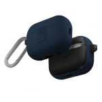 Чехол из полиуретана Uniq CLYDE для AirPods Pro 2 синий/темно серый