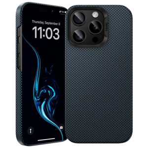 Чехол Benks ArmorTint из кевлара для iPhone 16 Pro, синий