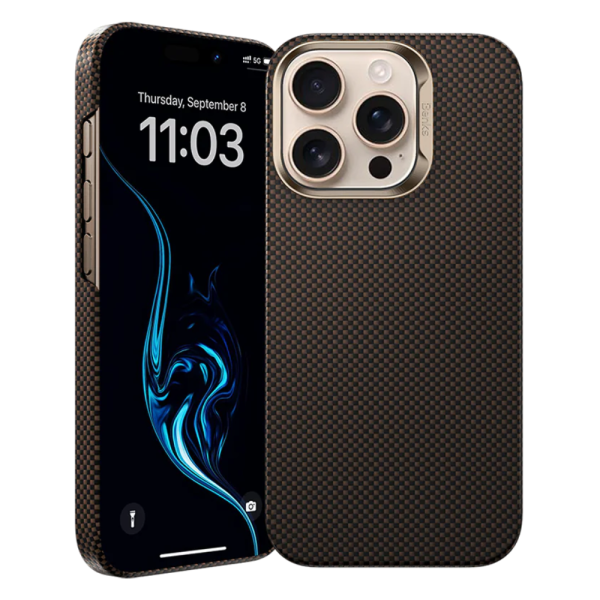 Чехол Benks ArmorTint из кевлара для iPhone 16 Pro, золотой — изображение 1