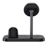 Беспроводная зарядка Benks W16 3 в 1 15W ченый — изображение 4