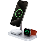 Беспроводная зарядка Benks W16 3 в 1 15W белый — изображение 2