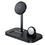 Беспроводная зарядка Benks W16 3 в 1 15W ченый — изображение 3