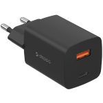 Сетевое зарядное устройство Deppa 45W USB-A/USB-C Black