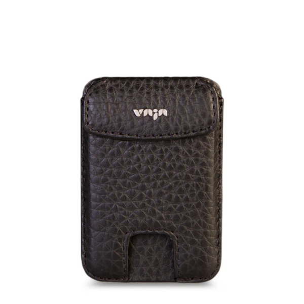 Магнитный картхолдер VAJA V-Mag Mini Wallet, черный (Floater Black) — изображение 1