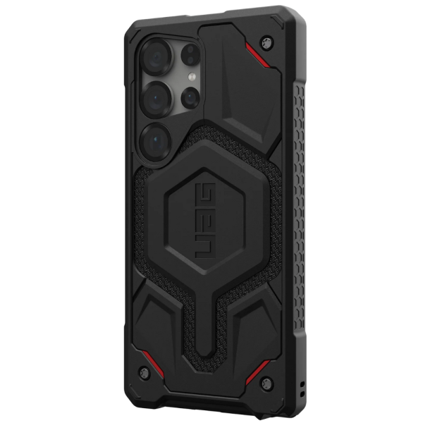 Чехол UAG Monarch PRO для Samsung Galaxy S25 Ultra с MagSafe, черный кевлар — изображение 1
