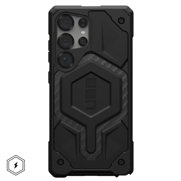 Чехол UAG Monarch PRO для Samsung Galaxy S25 Ultra MagSafe, карбон — изображение 2