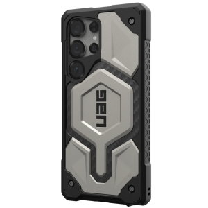 Чехол UAG Monarch PRO для Samsung Galaxy S25 Ultra MagSafe, титан
