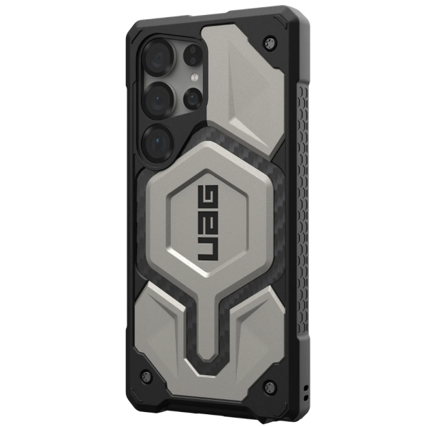 Чехол UAG Monarch PRO для Samsung Galaxy S25 Ultra MagSafe, титан — изображение 1