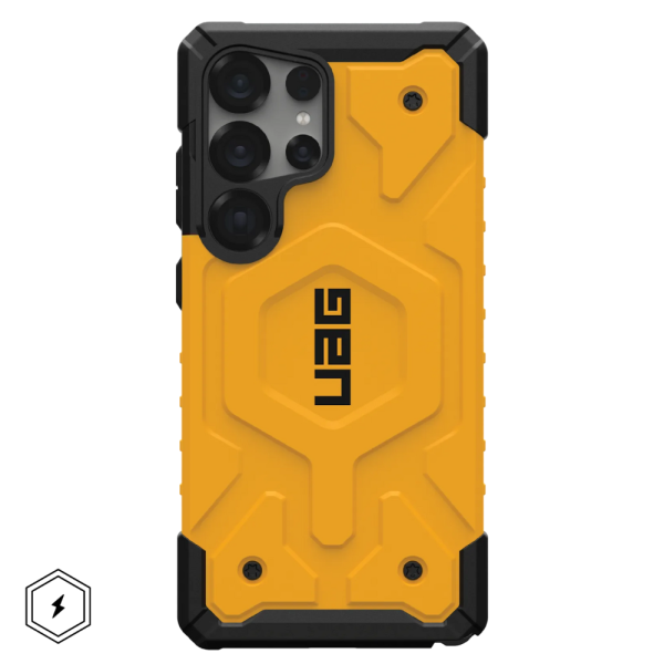 Чехол UAG Pathfinder с MagSafa для Samsung Galaxy S25 Ultra, желтый — изображение 2