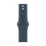 Apple Watch Series 9 41mm, Silver Stainless Steel Case with Sport Band - Storm Blue SM — изображение 3