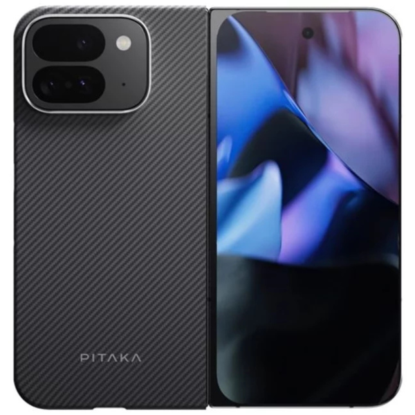 Чехол Pitaka MagEZ Case 5 для Google Pixel 9 Pro Fold, черный/серый 600D — изображение 1