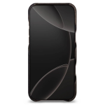 Чехол накладка из кожи VAJA Grip для iPhone 16 Pro V-Mag, черный (Floater Black) — изображение 2