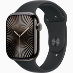 Смарт-часы Apple Watch Series 10 42mm, Slate Titanium Case with Sport Band Black ML