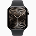 Смарт-часы Apple Watch Series 10 46mm, Slate Titanium Case with Sport Band Black ML — изображение 2