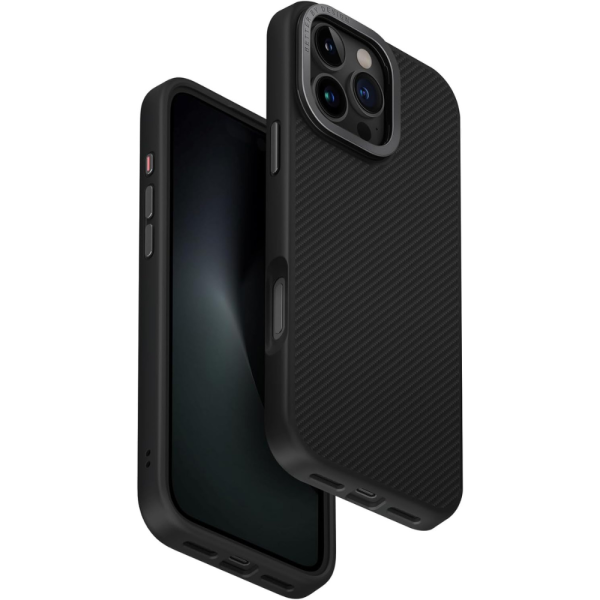 Чехол Uniq HYBRID KEVA MAX WITH CAMERA STAND (MagSafe) для iPhone 16 Pro, черный — изображение 2