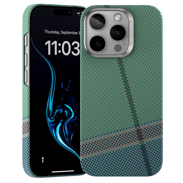 Чехол Benks PassionGreen с MagSafe для iPhone 16 Pro принт зеленая страсть — изображение 1