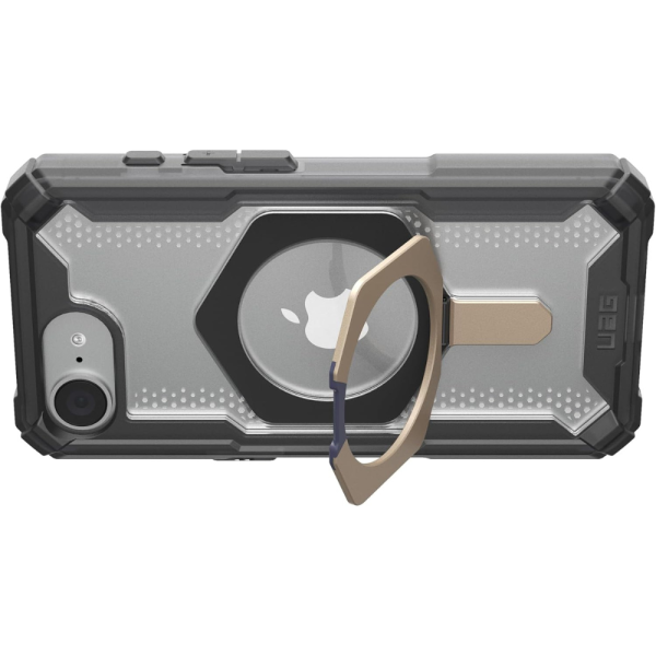 Чехол  UAG Plasma XTE c MagSafe для iPhone 16E, цвет тонированный/титан — изображение 4