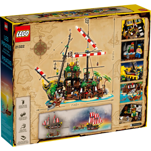 Конструктор LEGO Ideas 21322 Пираты Залива Барракуды — изображение 2