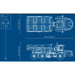 Конструктор LEGO Technic 42114 Самосвал Volvo 6х6 — изображение 6