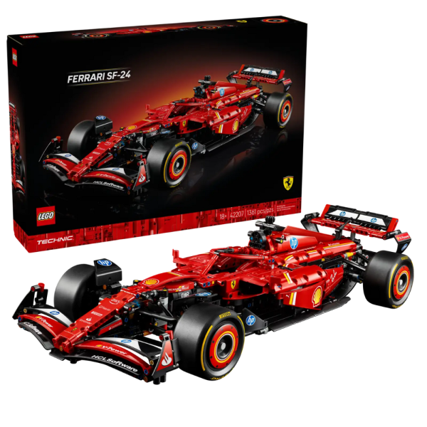 Конструктор LEGO Technic 42207 Гоночная машина Феррари SF-24 F1 — изображение 1