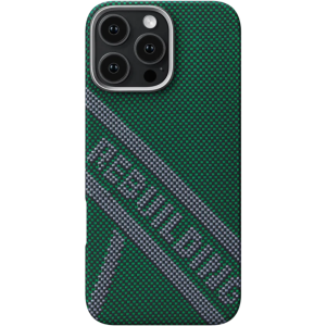 Чехол Pitaka Re-TROS Tactile Woven Case для iPhone 16 Pro Max принт перестройка, зеленый (Refining)
