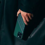 Чехол Pitaka Re-TROS Tactile Woven Case для iPhone 16 Pro Max принт перестройка, зеленый (Refining) — изображение 4