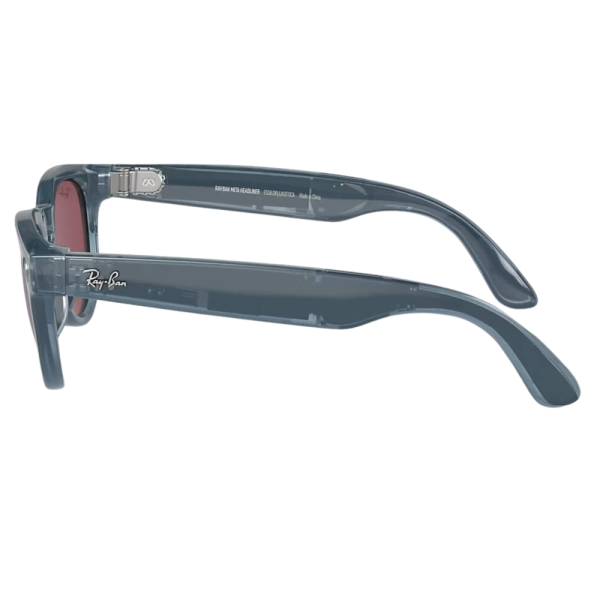rayban meta headliner rw4009 shiny jeanspolar dusty red4