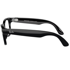 Умные очки Ray-Ban Wayfarer RW4006 Shiny Black/Clear M (S 50) — изображение 4