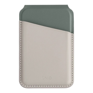 Кожаный чехол-бумажник MagSafe с подставкой Uniq Lyden DS