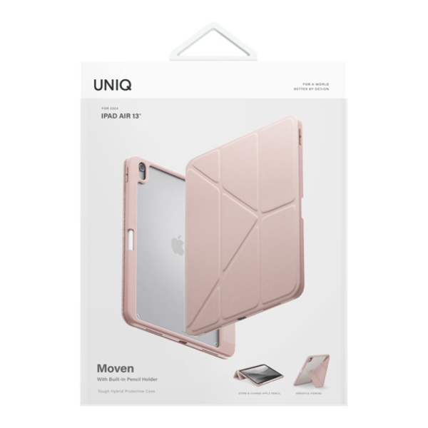 Uniq для iPad Air 11" (2024/25) чехол Moven Pink — изображение 3