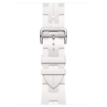 Apple Watch Hermes Series 10 46 мм, ремешок Blanc Kilim Single Tour белого цвета — изображение 3
