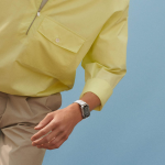 Apple Watch Hermes Series 10 46 мм, ремешок Blanc Kilim Single Tour белого цвета — изображение 4
