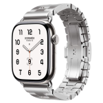 Apple Watch Hermes Series 10 46mm, блочный стальной браслет (L)